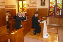 liturgia Mszy św. w kaplicy Sióstr w Warszawie